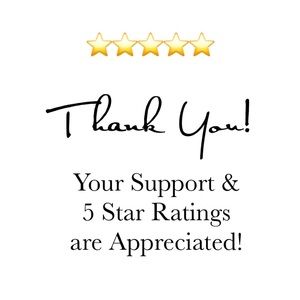 Thank You…your support is appreciated!